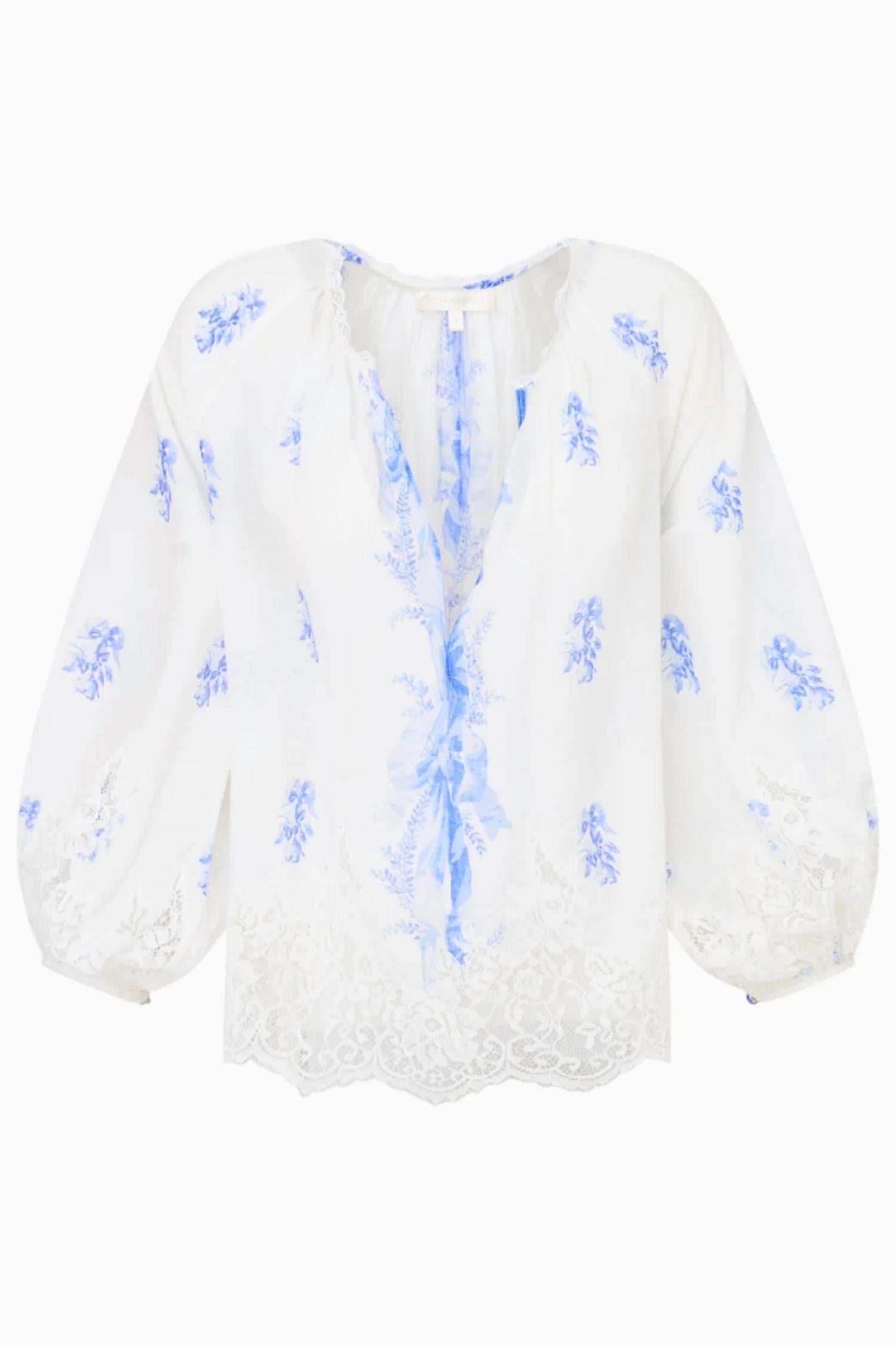 Loveshackfancy - Dresner Cotton Lace Top