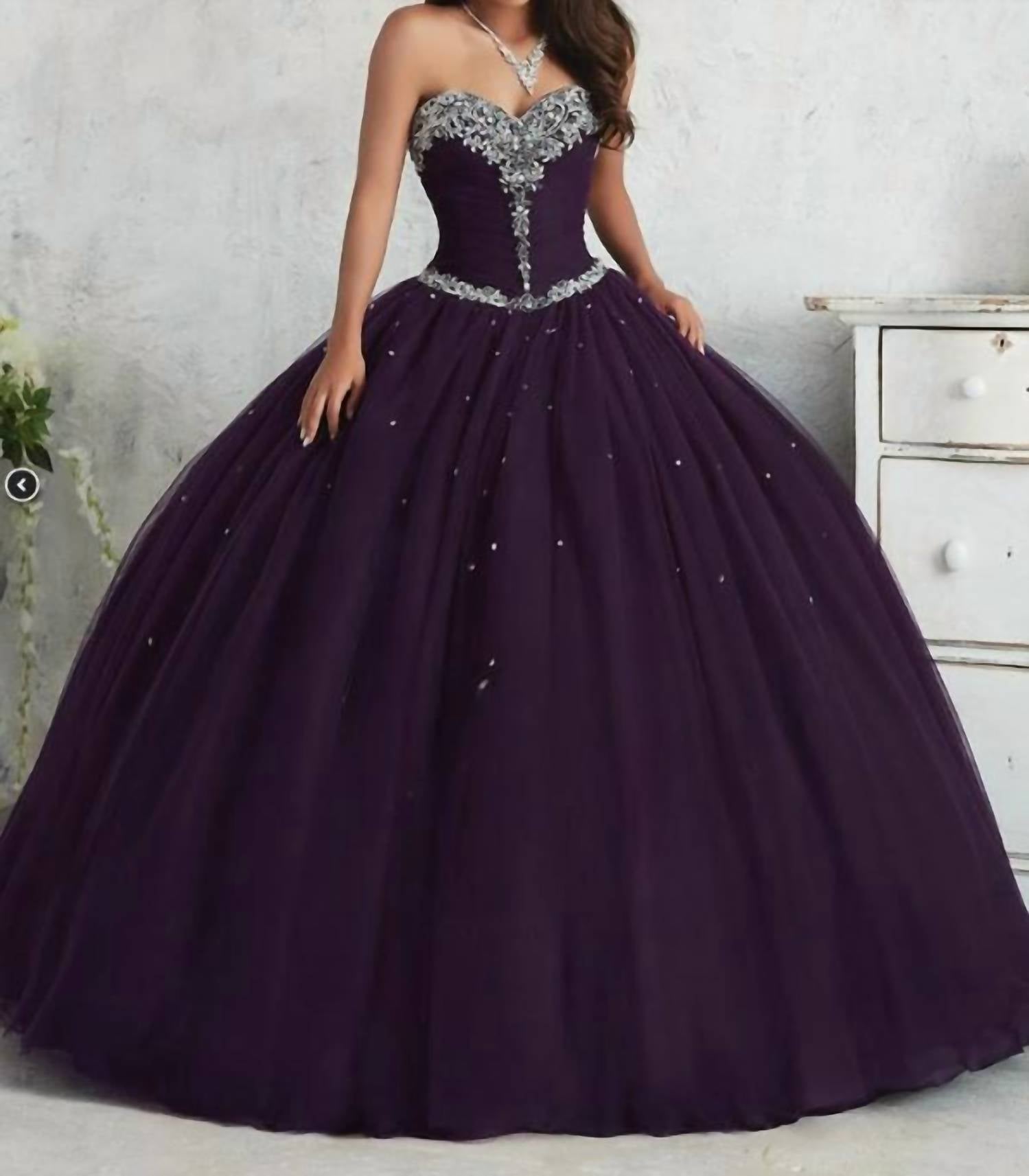 Fiesta Quinceanera - Women's Ball Gown Skirt Lace Up Back Dress