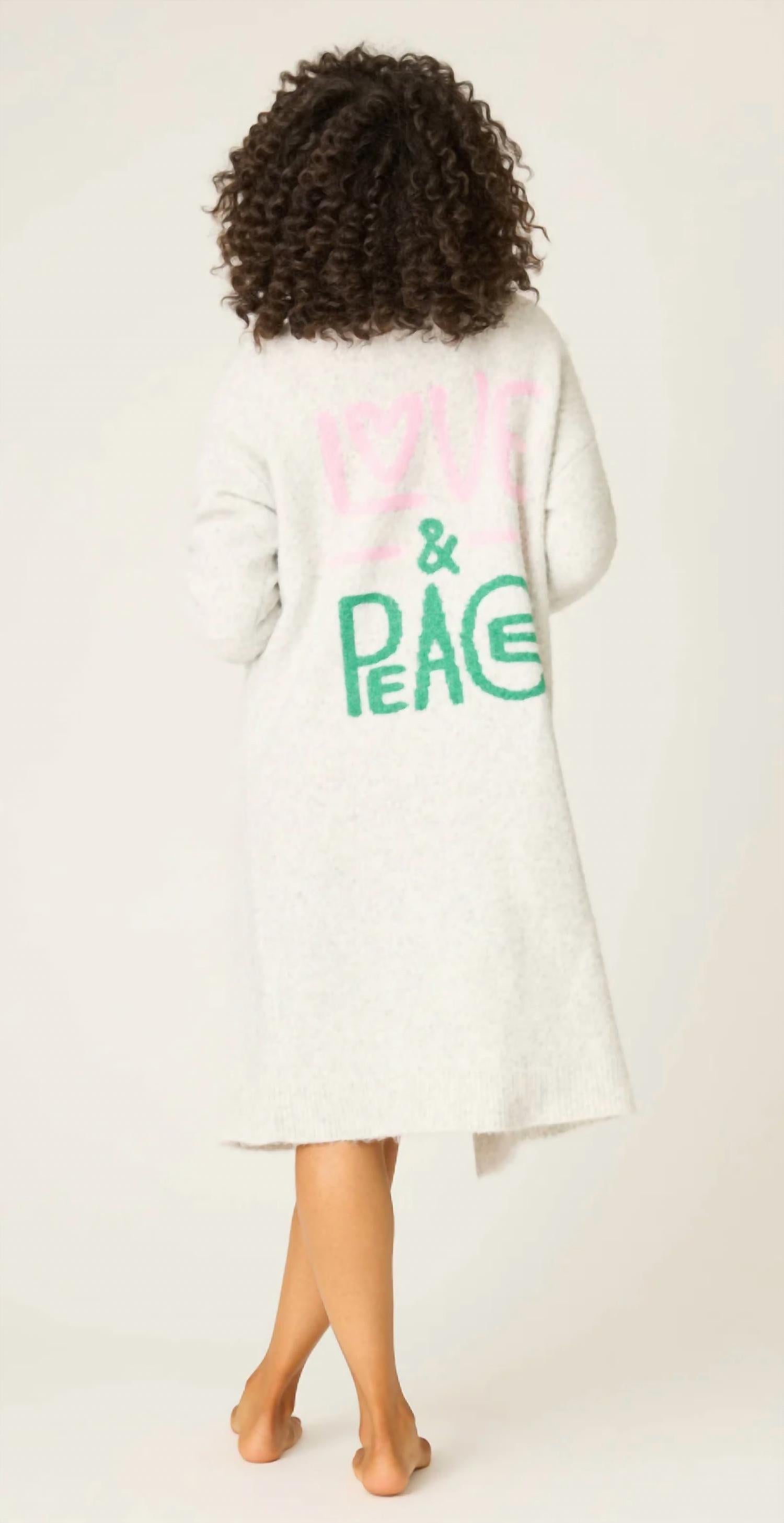 Pj Salvage - Peace & Love Sweater Cardigan