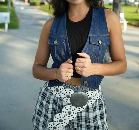 Pretty Garbage - Miss Claire Denim Vest