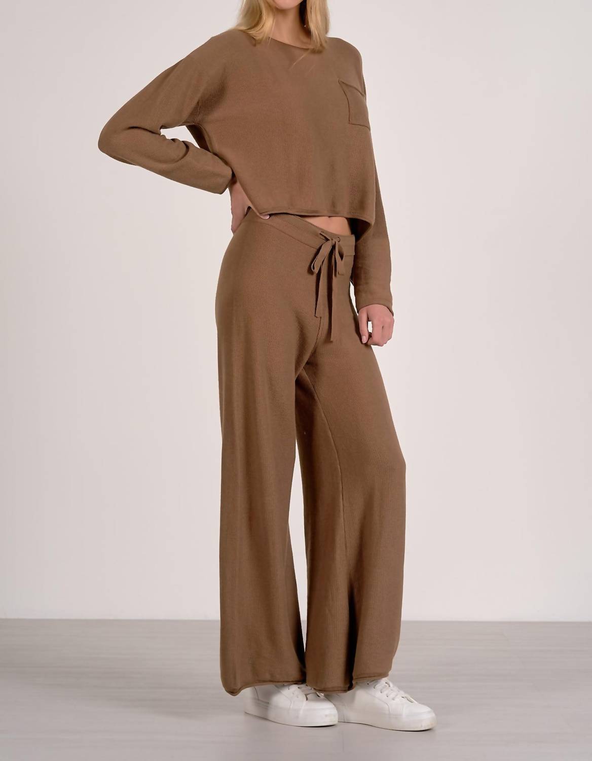 Elan - Drawstring Wide Leg Pants