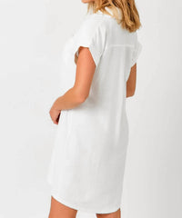 Mystree - Linen Blend Mini Dress