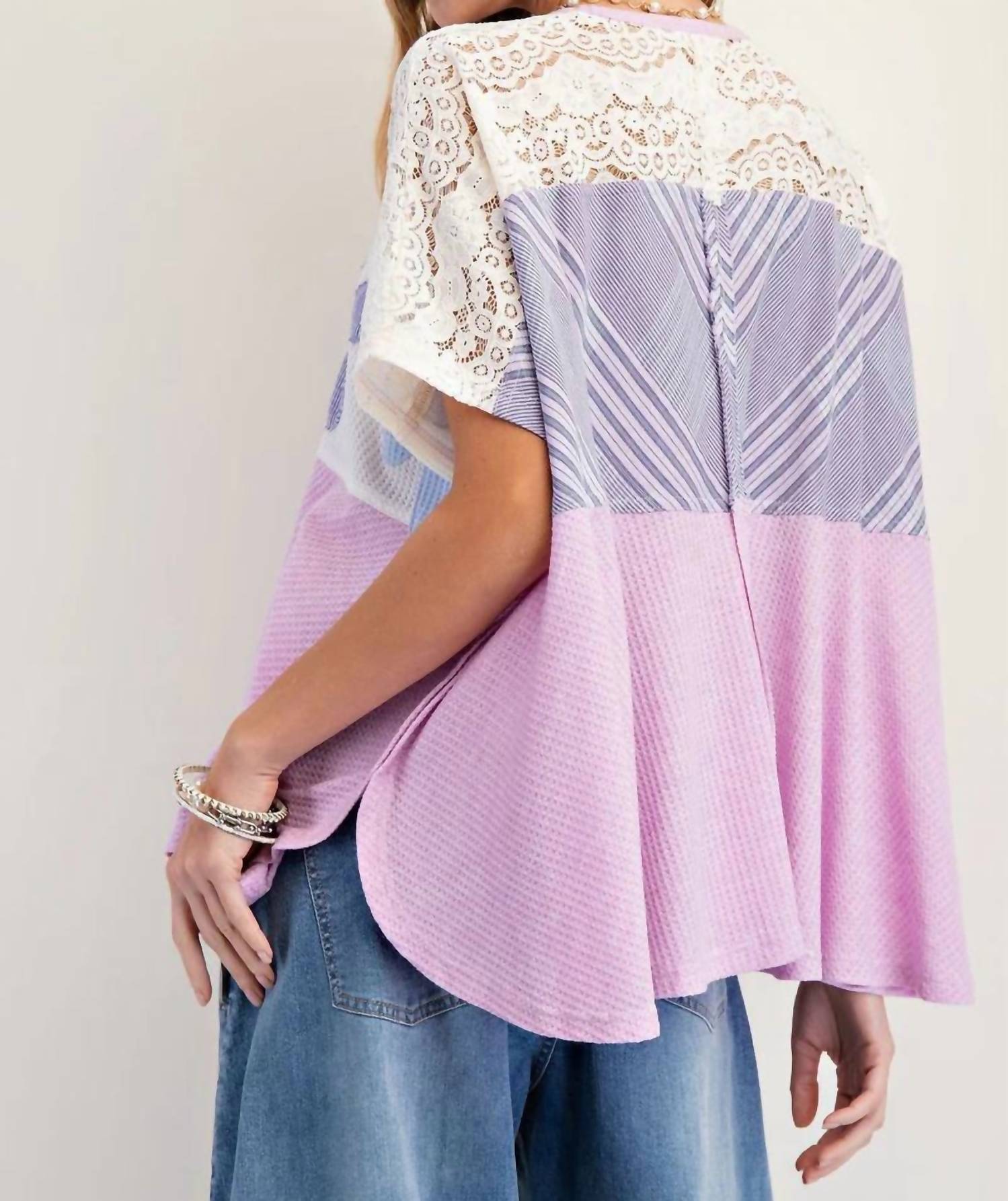 Easel - Leave With Your Friends Short Sleeve Tunic