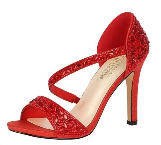 Sparkle Criss Cross High Heel