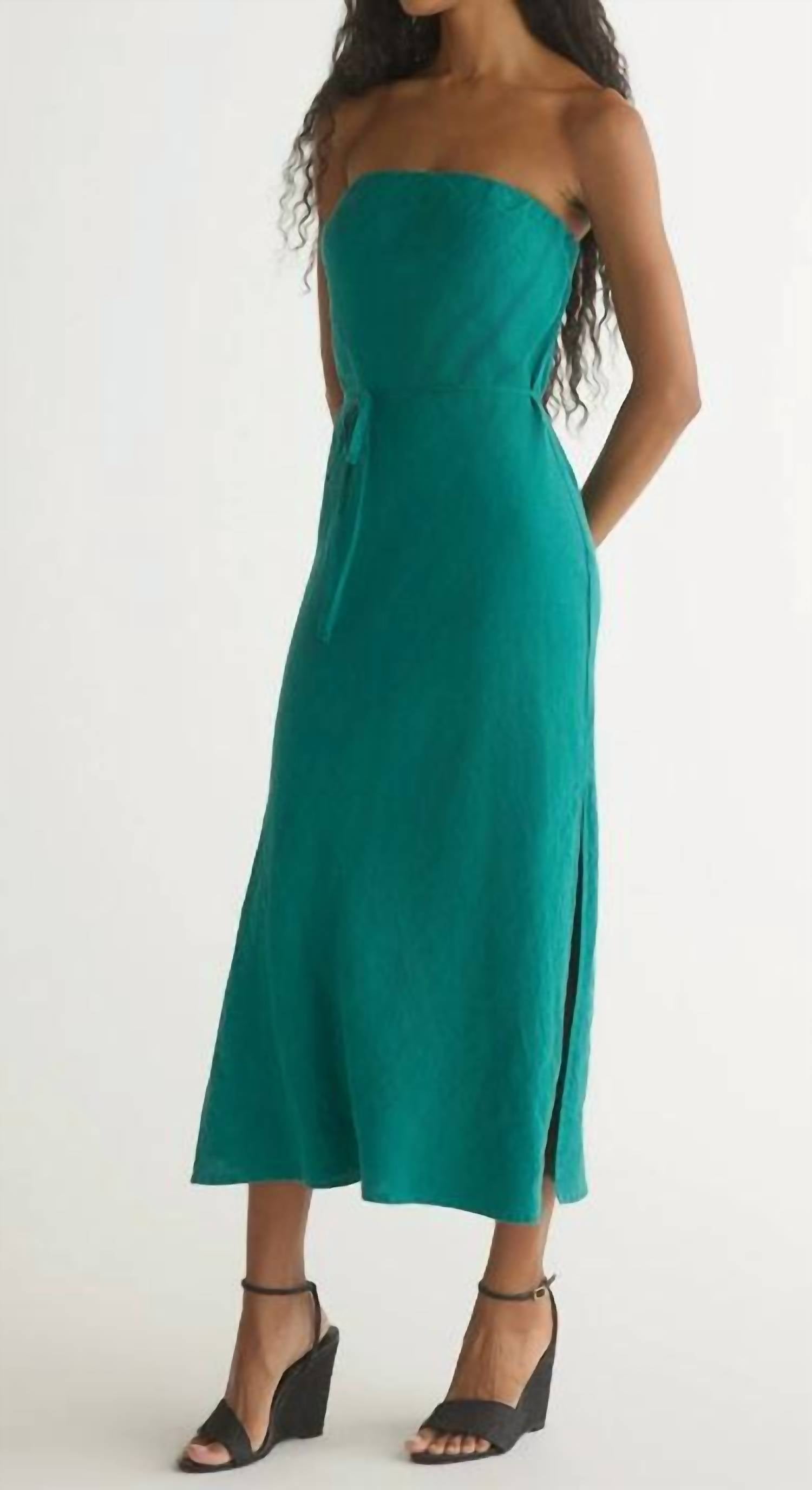 Bella Dahl - Strapless Bias Maxi Dress