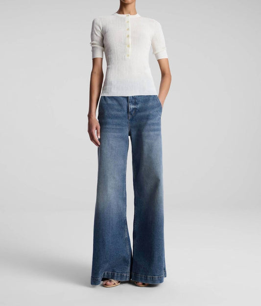 A.L.C. - Fisher Fine Cotton Knit Top