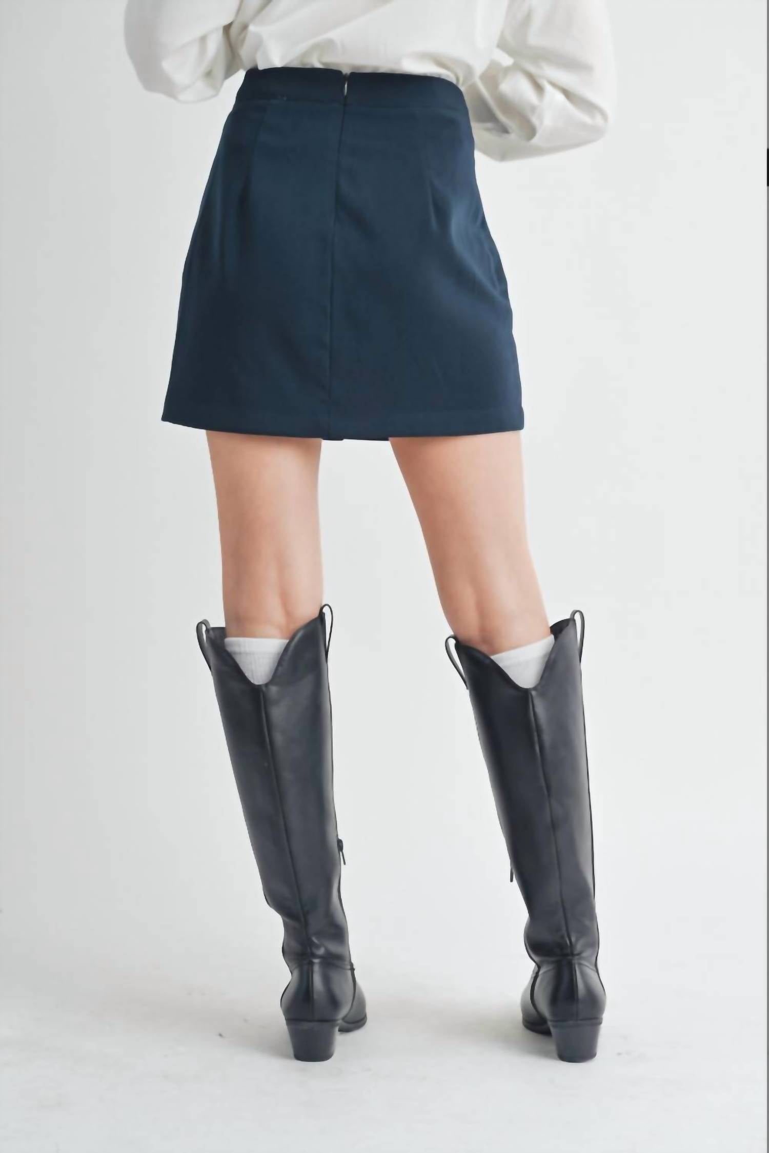 Sage The Label - Finest Touch Overlapped Mini Skirt