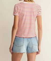 Z Supply - Junie Striped Short Sleeve Tee