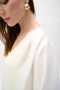 Joseph Ribkoff - Open Front Gauze Longline Cover-up