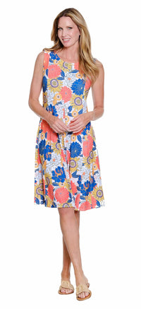 Multiples - Panel Scoop Neck Tank Dress