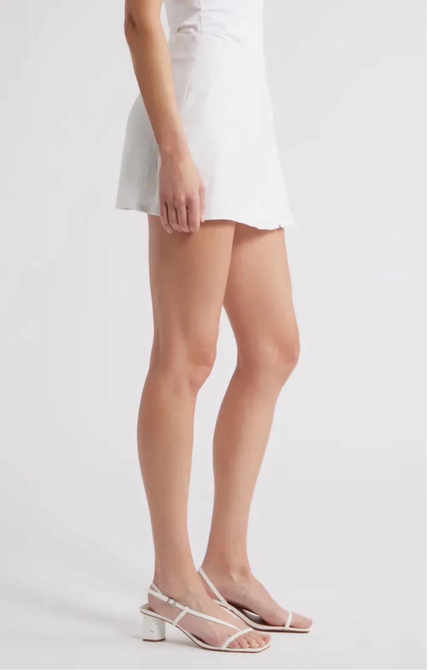 STEVE MADDEN Avalon Skort in white 1 - women's shorts - detail view