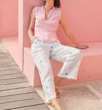 Lilly Pulitzer - BRAWLEY LINEN CROP PANT
