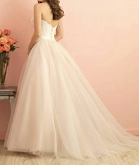 Allure Romance - Strapless Tulle A Line Dress