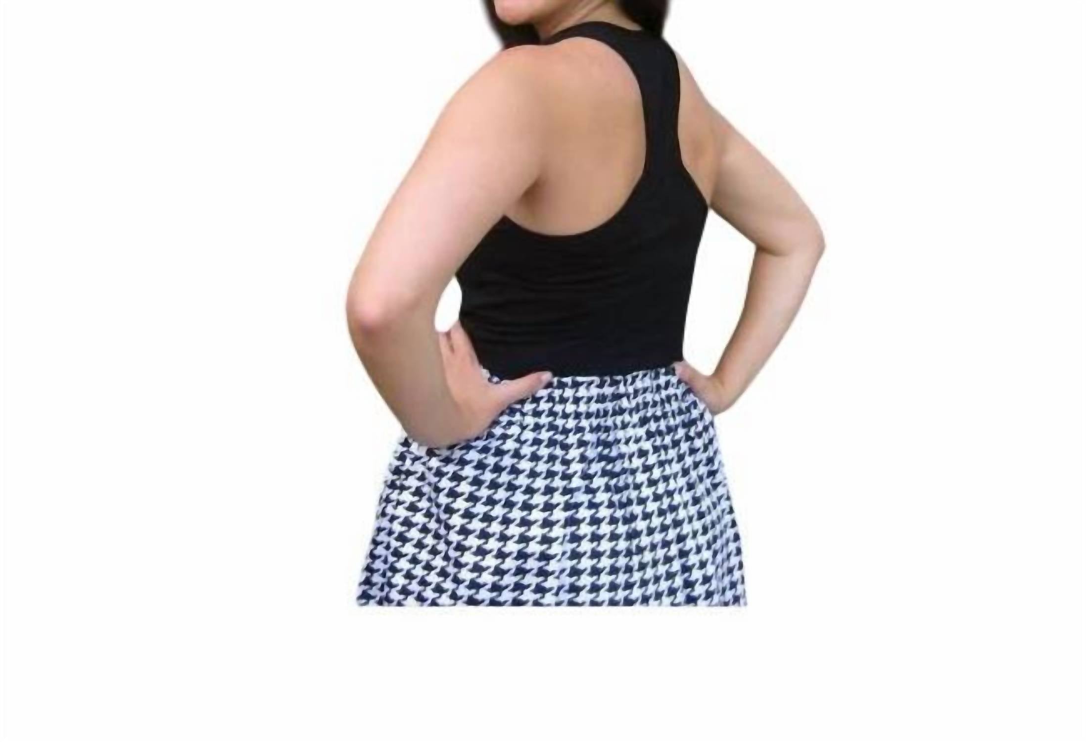 Gameday Couture - University of Arkansas Logo Houndstooth Dress
