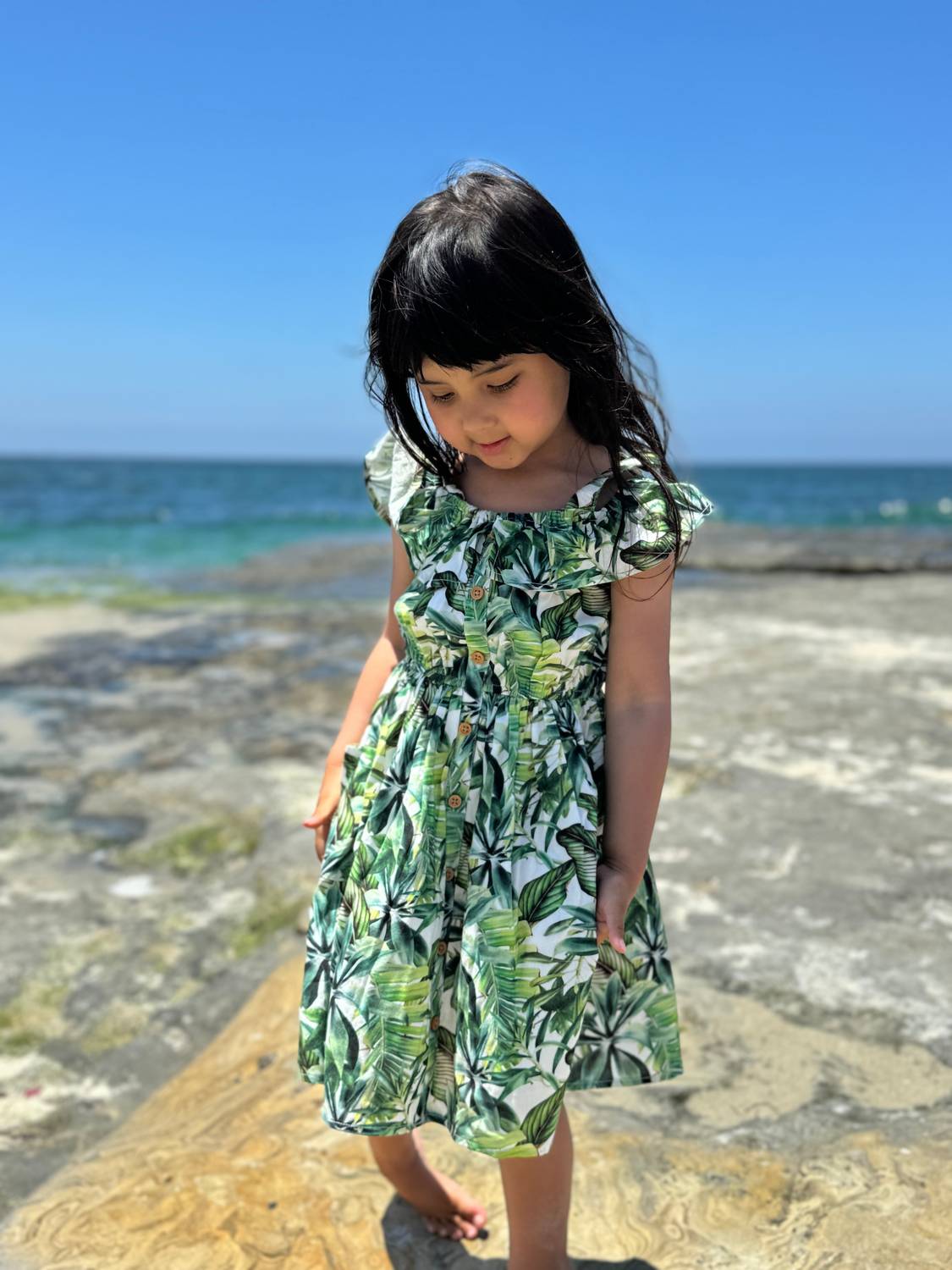 Vignette - Kid's Ruffle Button Front Dress