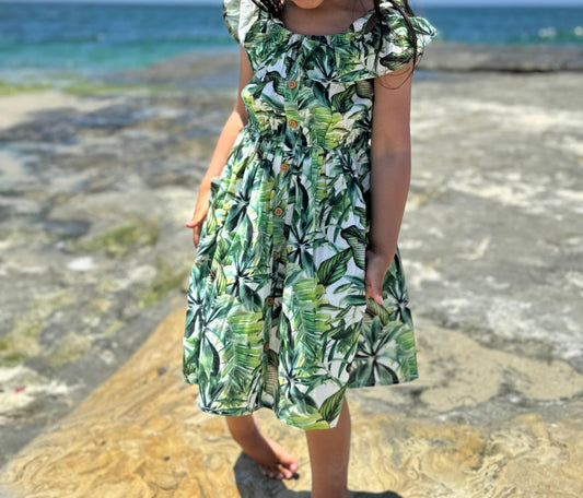 Vignette - Kid's Ruffle Button Front Dress