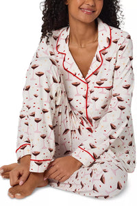 Bedhead Pjs - Espresso Kisses Long Sleeve Pajama Set