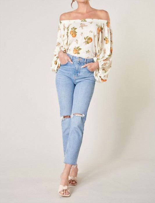 Sugarlips - Blossom Off The Shoulder Top