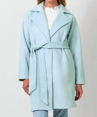 Mystree - Lapel Collar Robe Coat