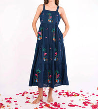Nimo With Love - Cornflower Midi Dress