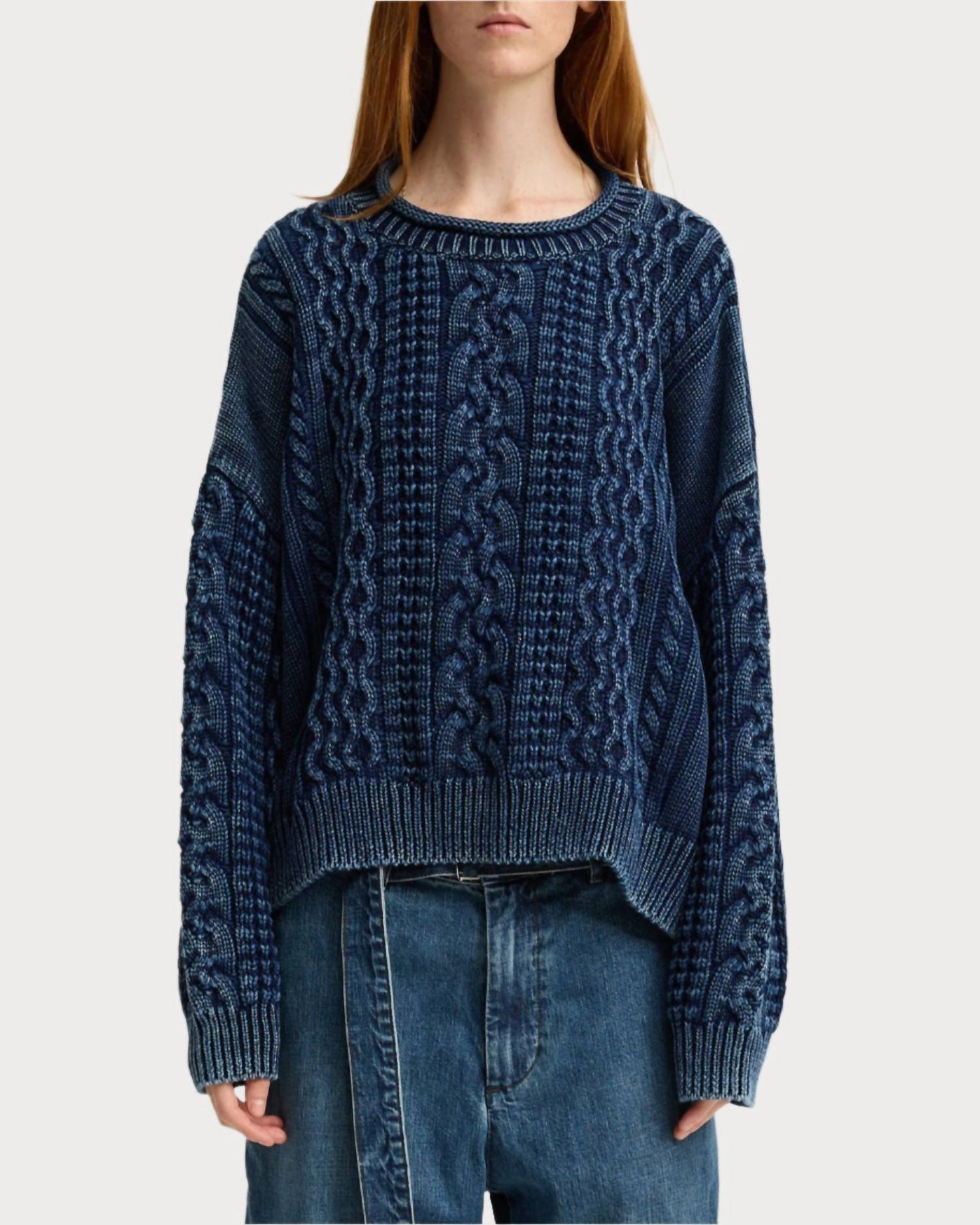Denimist - Oversized Rolled Neck Sweater