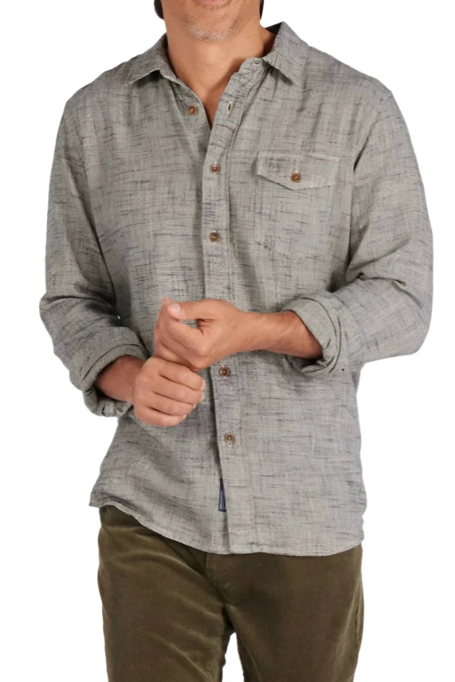 Grayers - Linear Slub Twill Shirt