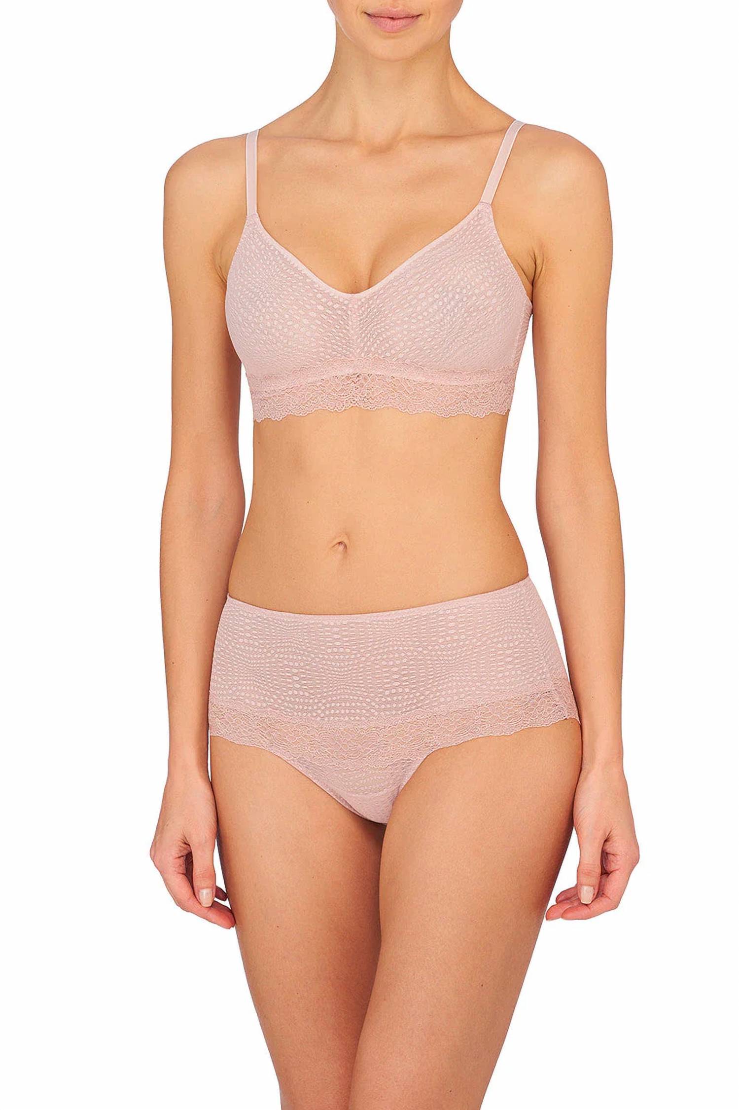 Natori Beyond Convertible Wireless Bra in rose beige - women's intimate - view 5