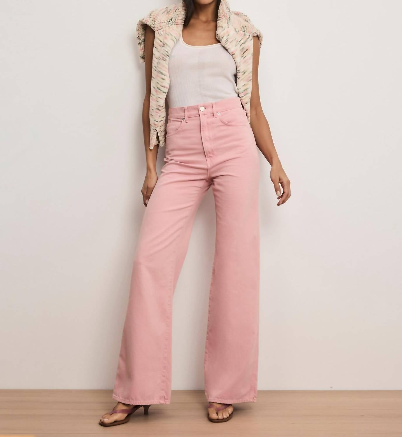 Veronica Beard - Taylor High Rise Wide Leg Jeans