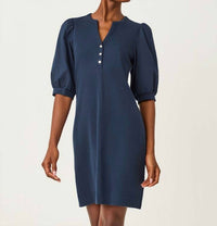 Lilly Pulitzer Ronson Mini Dress in low tide navy - women's dress