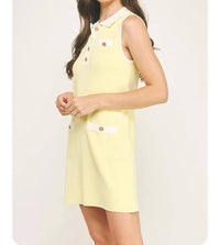 Strut & Bolt - Women's Collared Color Block Polo Dress