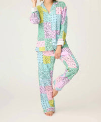 Pj Salvage - Howdy Honey Paisley 3-piece Flannel Pj Set
