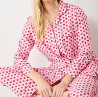 Printfresh Long Sleeve Pajama Set in pink macaron - women's intimate - view 4