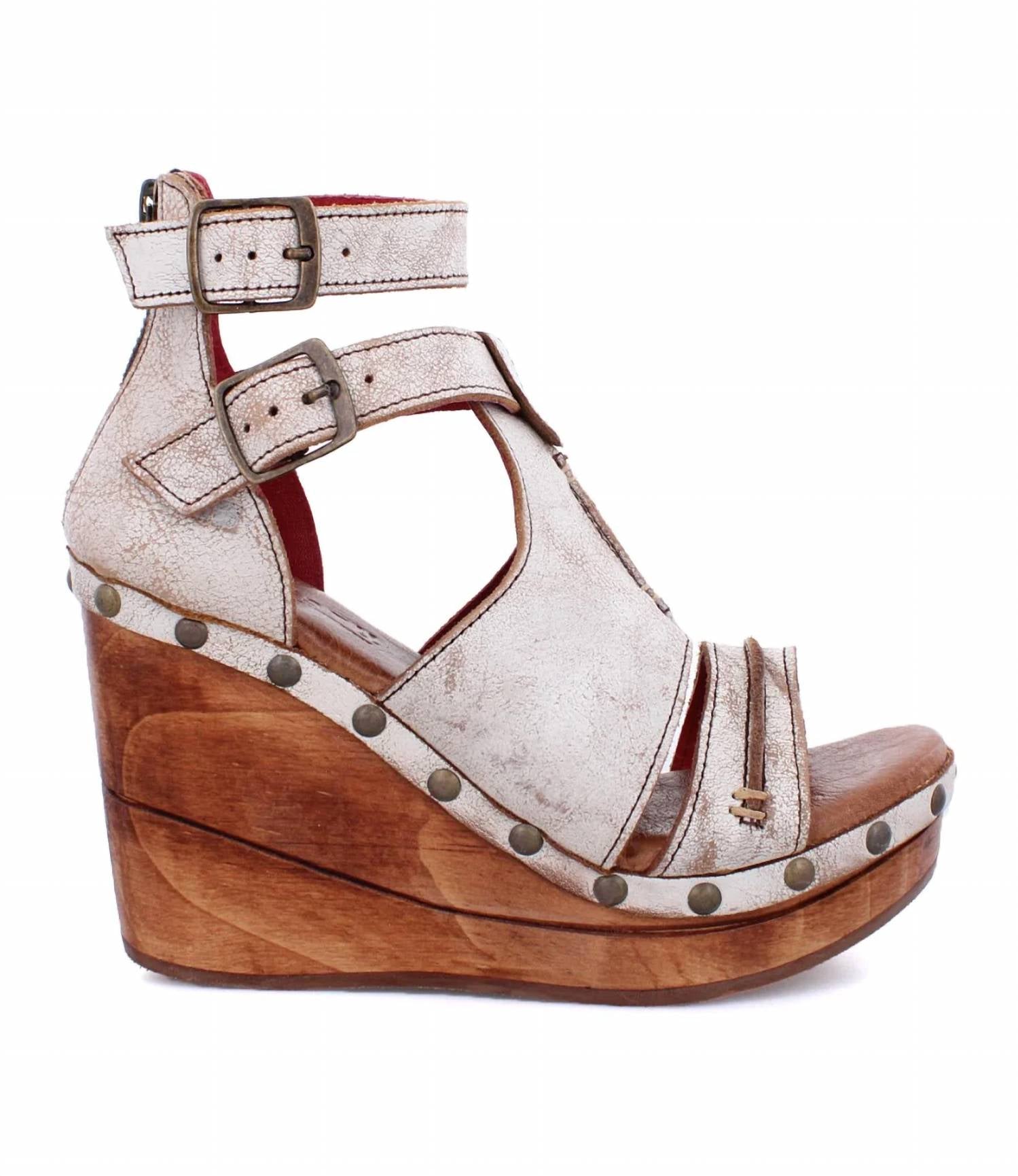BEDSTU Women's Princess Sandals in nectar lux - women's shoe - detail view