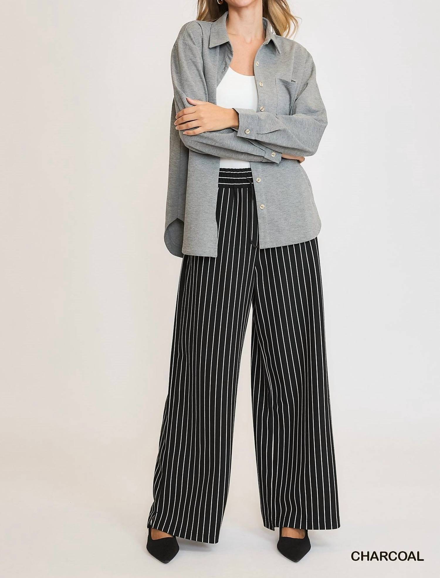 Umgee - Oversized Shirt Jacket