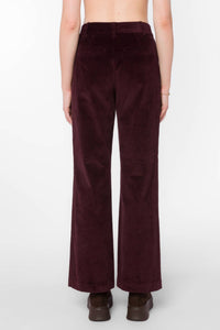 Velvet Heart Becker High Rise Flare Pant in deep plum - women's pants - view 6