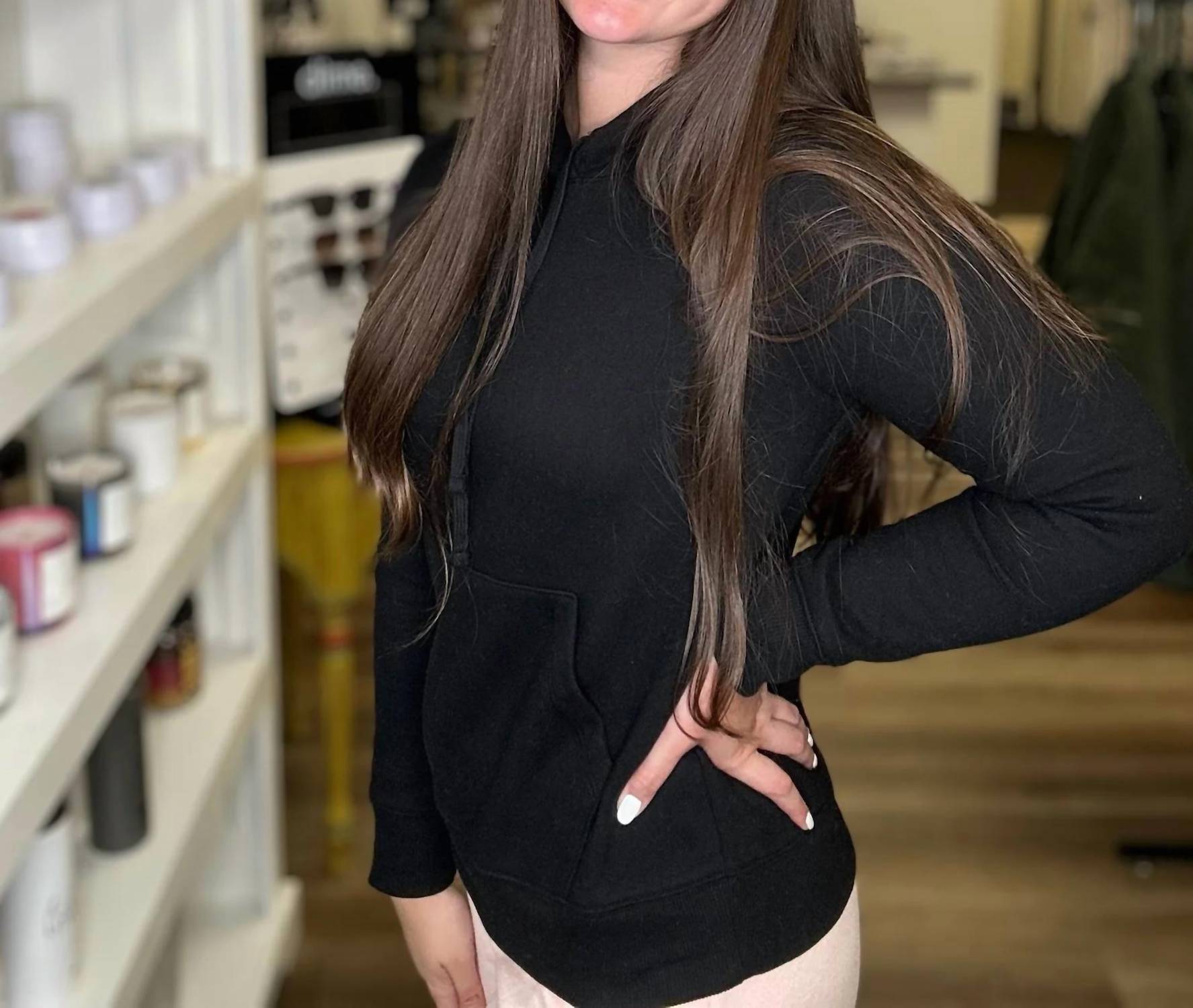 Double Zero - Front Pocket Hooded Sweatshirt