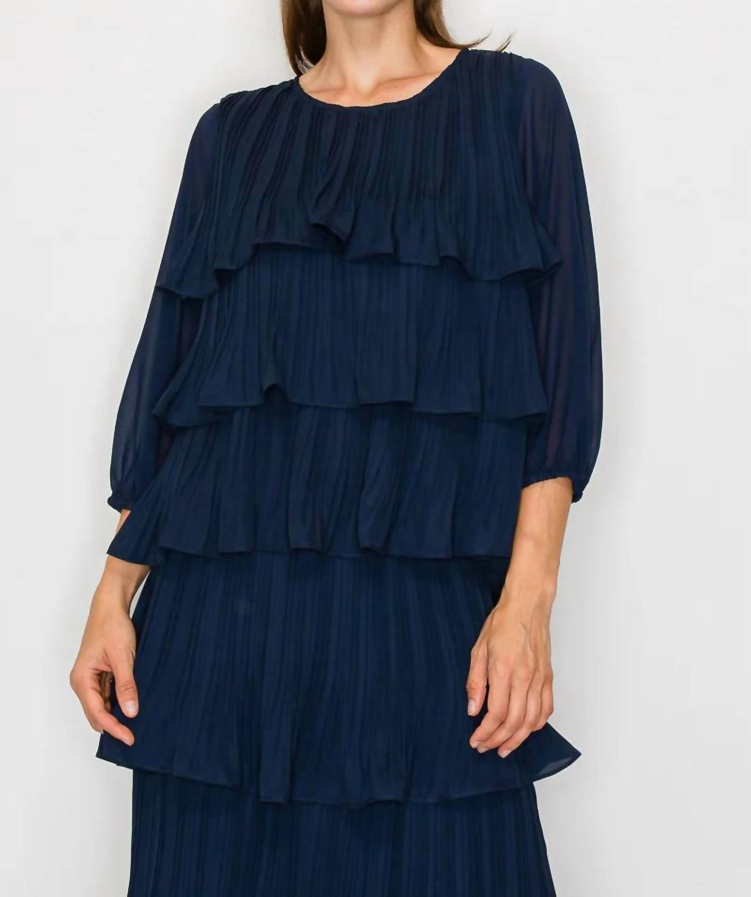 Joh - Jesiah Woven Ruffle Top