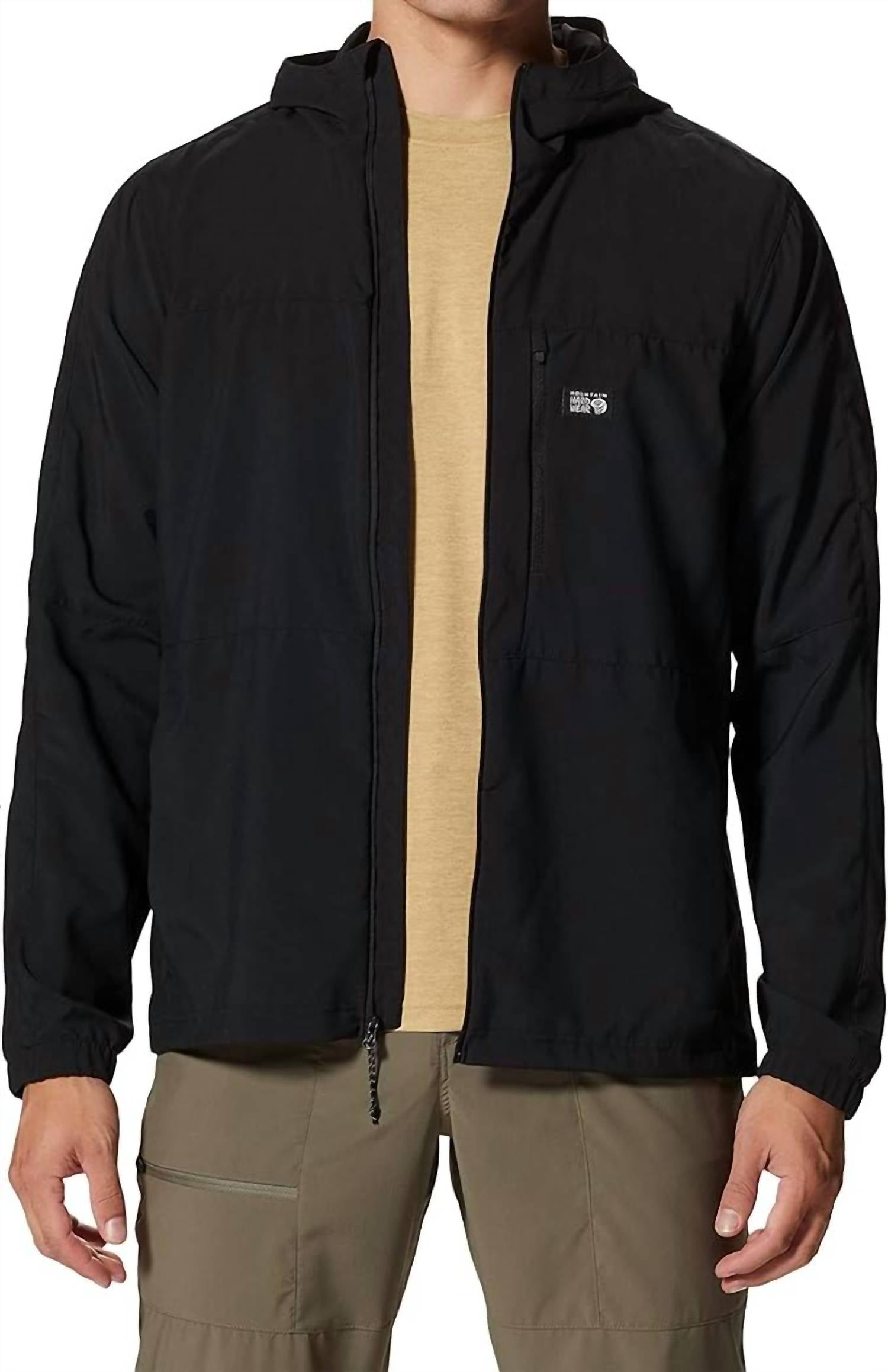 Mountain Hardwear Trail Sender Jacket in black - men's jacket - view 4