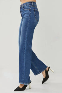 Risen - High Rise Straight Jeans