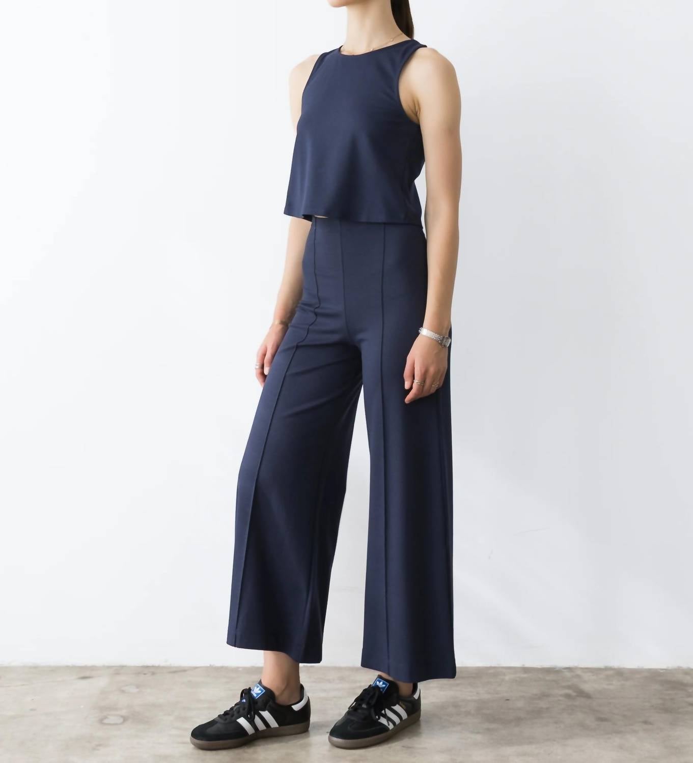 Ripley Rader - Ponte Knit Wide Leg Crop Pants