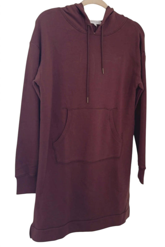 Mododoc - Women's Hooded Sweatshirt Dress