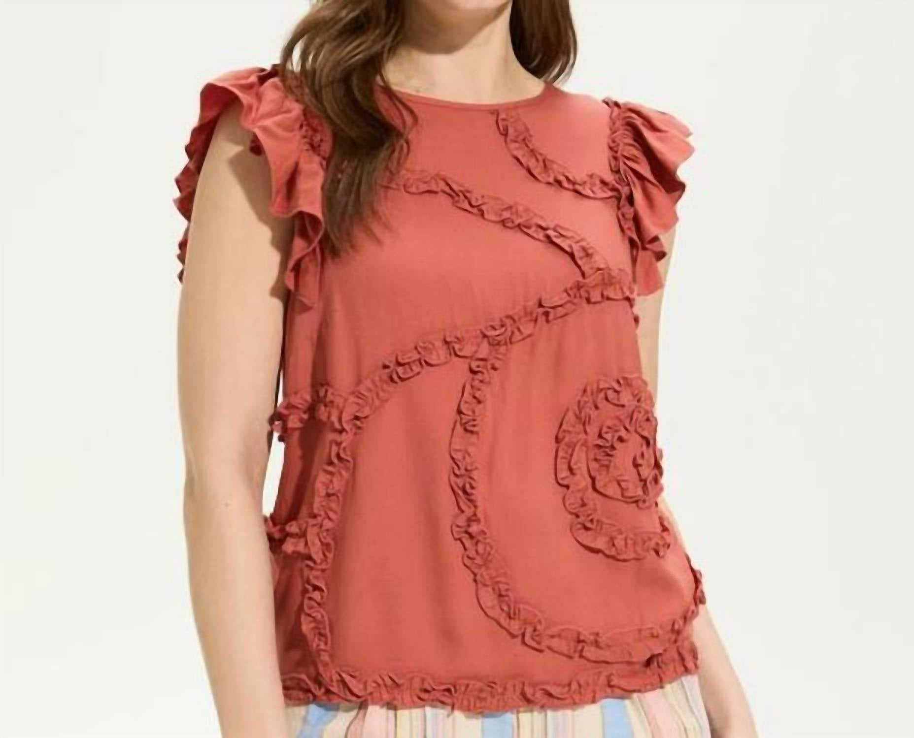 Fdj - Flutter sleeve top