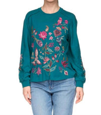 Johnny Was - PENELLOPE SEAMED SLEEVE T‑SHIRT