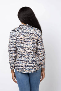 Nic + Zoe - Spotted Core Cotton Shirt