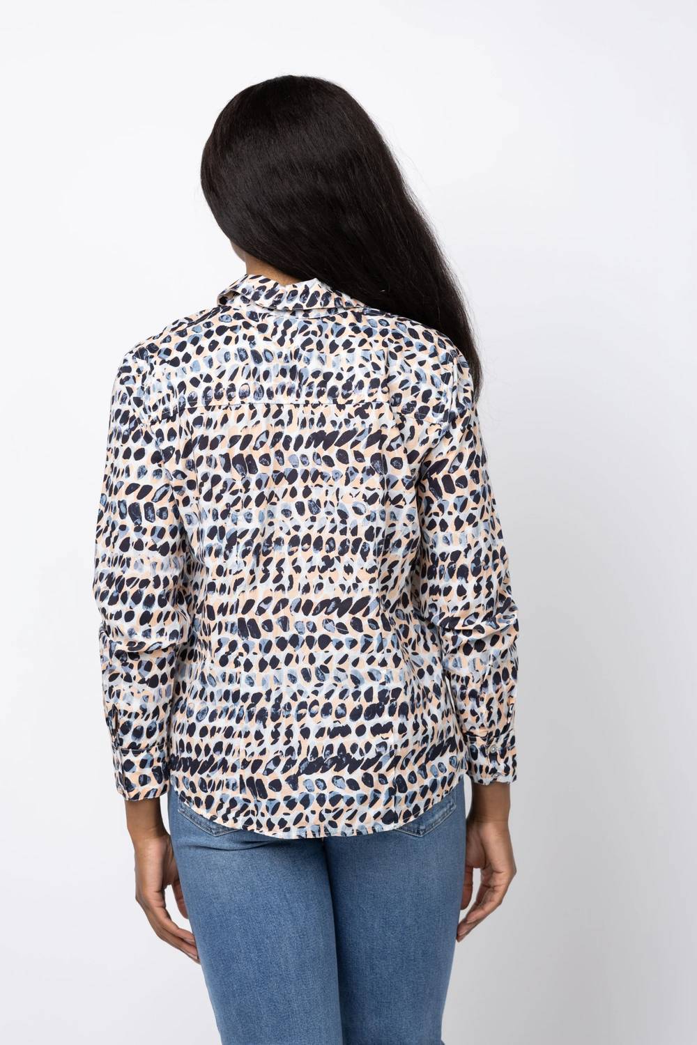 Nic + Zoe - Spotted Core Cotton Shirt