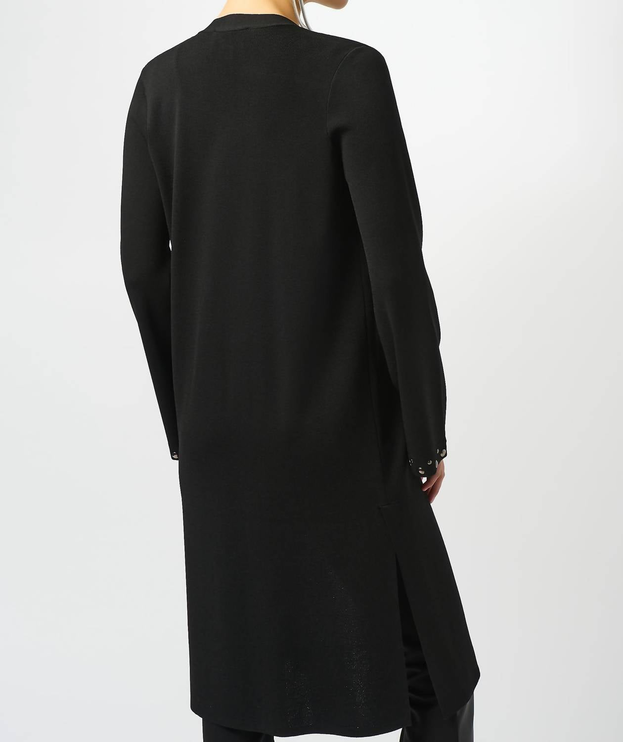 Joseph Ribkoff - Studded Long Sweater Knit Cardigan