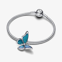 Pandora Women's Oversized Butterfly Charm in blue - women's item - detail view