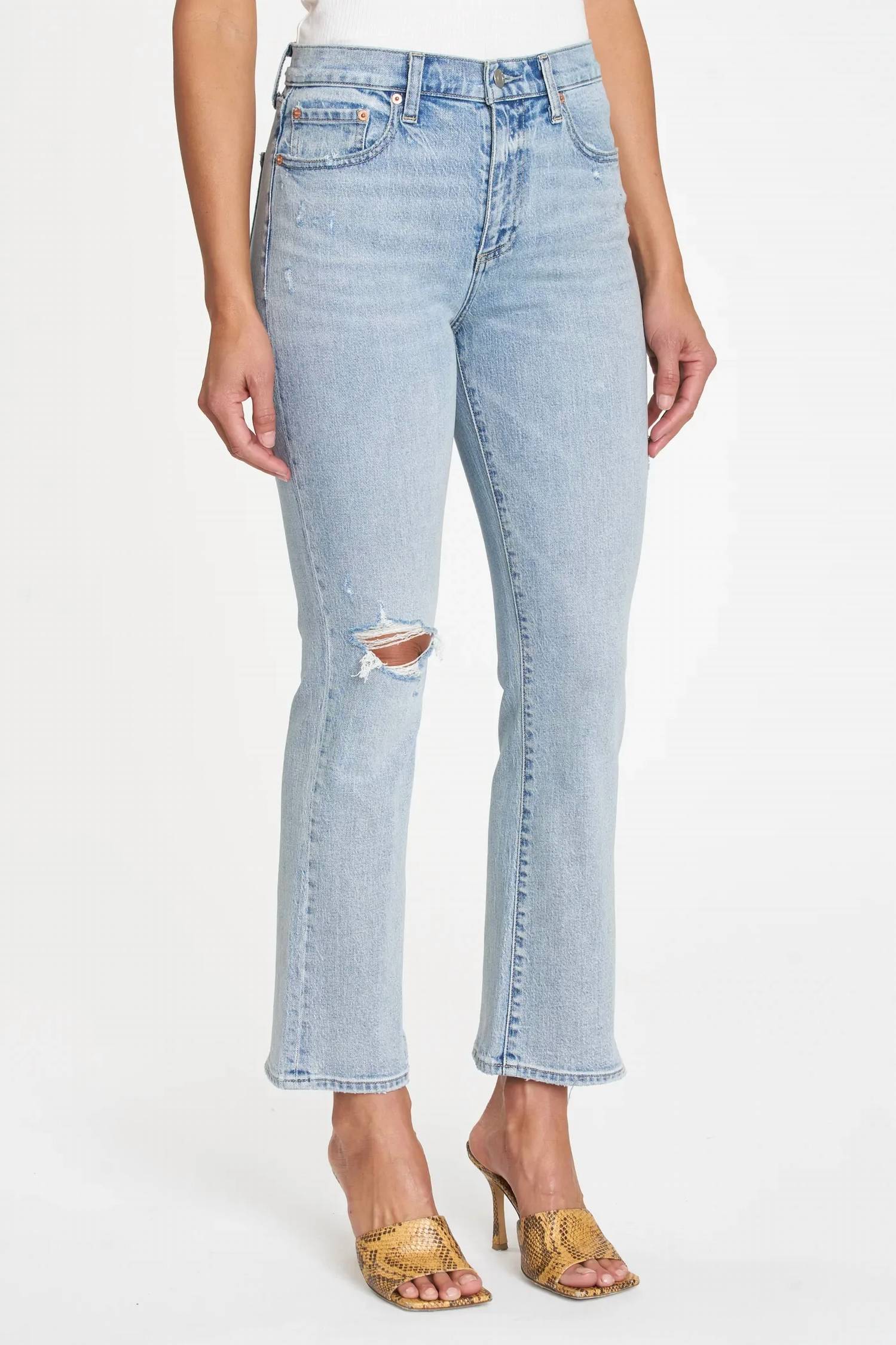 Pistola - Lennon High Rise Crop Boot Jean