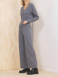 Vintage Havana - Sweater Terry V-neck Cardigan
