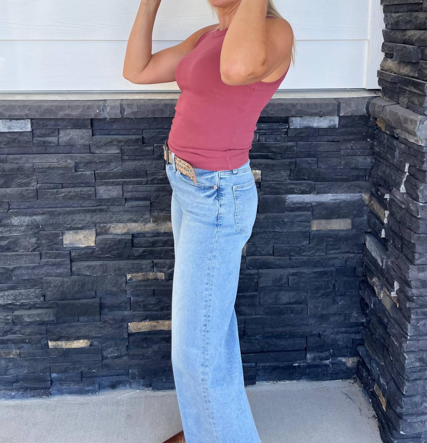 Michael Stars - Gina Wide Binding Crop Top